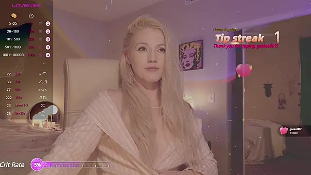 Snapshot of Talulaa chatting on 1, 12, 2024 Talulaa online show from 1, 12, 2024