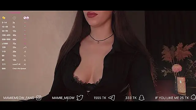 Snapshot of Mamiemeow chatting on 6, 2, 2025 Mamiemeow online show from 6, 2, 2025