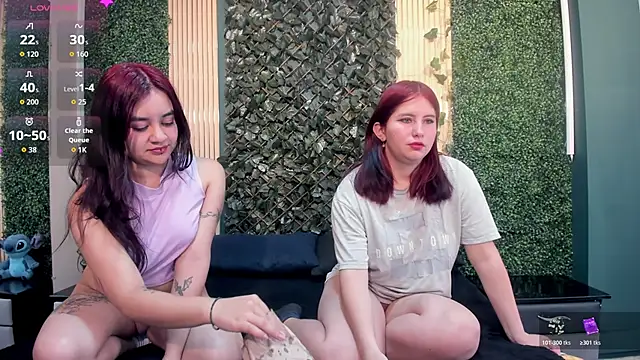 Snapshot of Lucy_and_Karoline chatting on 15, 12, 2025 Lucy and Karoline online show from 15, 12, 2025