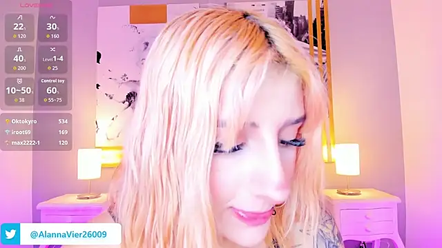 Snapshot of AlannaViera chatting on 10, 7, 2026 AlannaViera online show from 10, 7, 2026