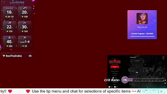 RileySynn online show from 12, 7, 2026