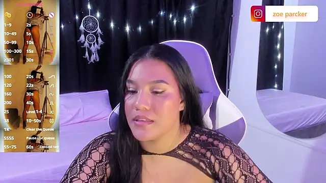 ZoeParcker online show from 2, 3, 2026