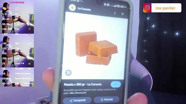 ZoeParcker online show from 16, 3, 2026