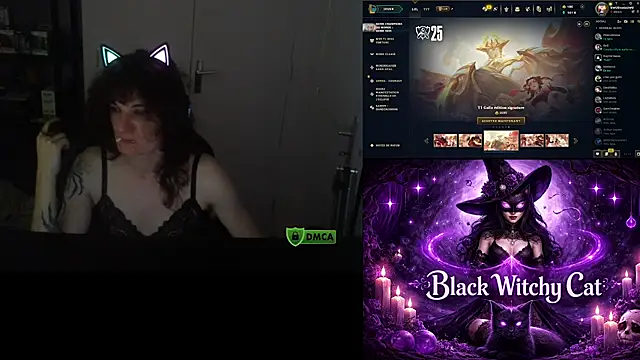 Black Kitty Witch online show from 24, 7, 2026