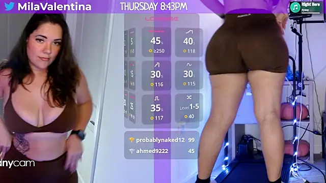 MilaValentina online show from 21, 2, 2025