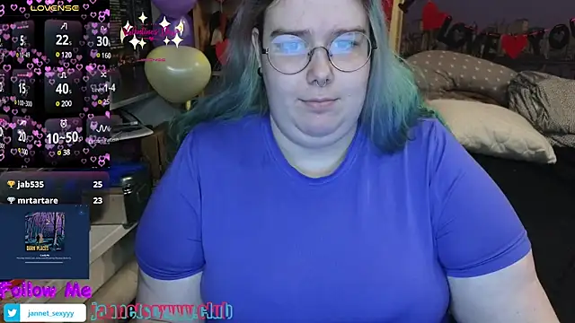 Snapshot of JannetPie chatting on 16, 2, 2025 JannetPie online show from 16, 2, 2025