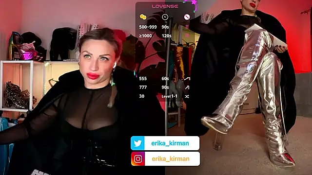 Snapshot of Erika_Kirman chatting on 16, 1, 2026 Erika Kirman online show from 16, 1, 2026