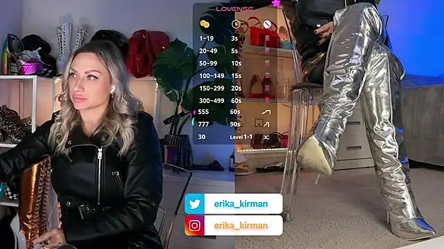 Snapshot of Erika_Kirman chatting on 19, 1, 2026 Erika Kirman online show from 19, 1, 2026