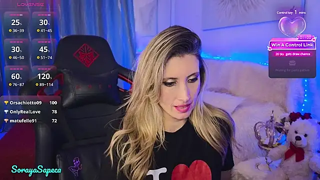 Snapshot of SorayaSapeca chatting on 25, 2, 2025 SorayaSapeca online show from 25, 2, 2025