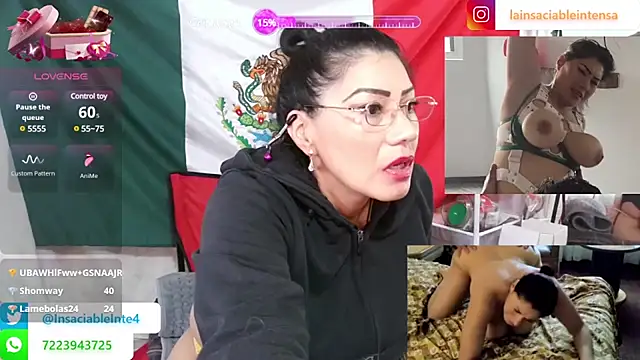 LaInsaciableIntensa online show from 16, 3, 2025