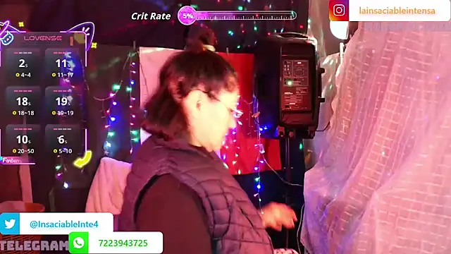 LaInsaciableIntensa online show from 2, 3, 2026