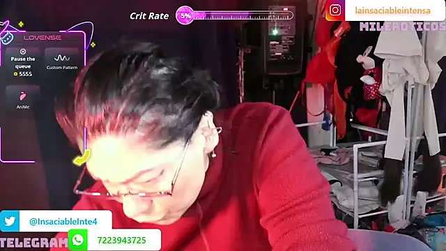 Snapshot of LaInsaciableIntensa chatting on 19, 7, 2026 LaInsaciableIntensa online show from 19, 7, 2026