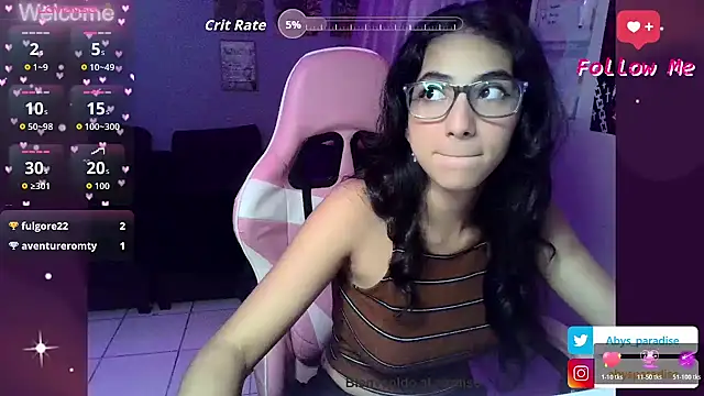 Abysparadise online show from 1, 3, 2026