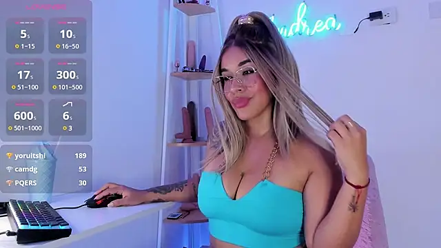 andrea lopezz  online show from 12, 2, 2025