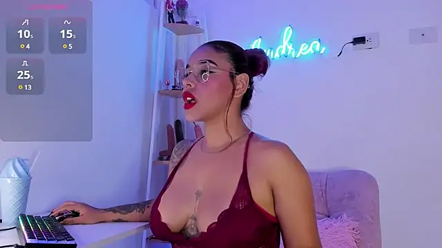 andrea lopezz  online show from 26, 2, 2025