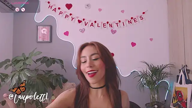 Snapshot of LauPolett chatting on 16, 2, 2025 LauPolett online show from 16, 2, 2025