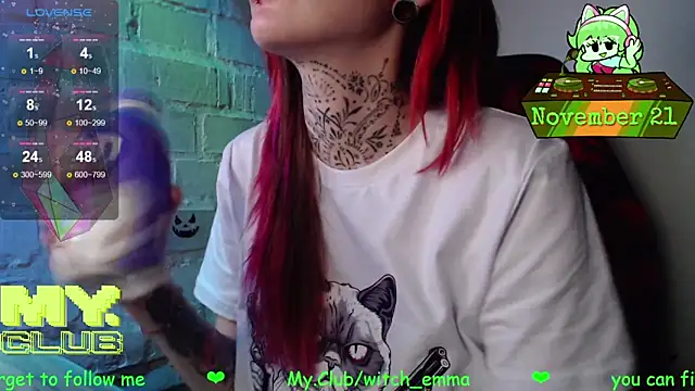 Witch Emma online show from 21, 11, 2025