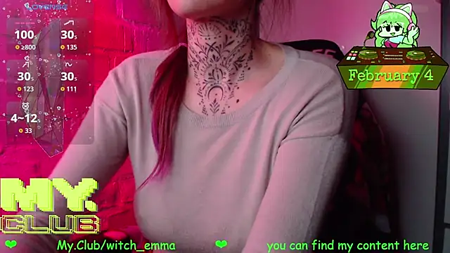 Witch Emma online show from 4, 2, 2026