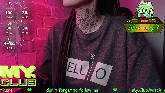 Witch Emma online show from 7, 2, 2026