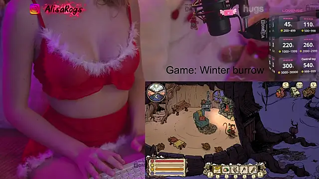 Snapshot of AlisaRogs chatting on 16, 12, 2025 AlisaRogs online show from 16, 12, 2025