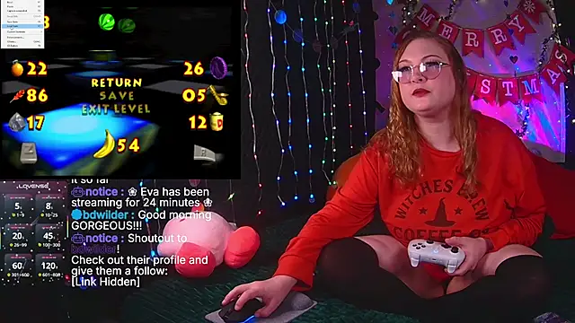 Snapshot of evamila chatting on 20, 11, 2025 evamila online show from 20, 11, 2025