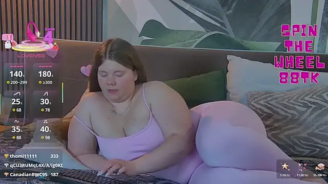 Snapshot of RubyValen chatting on 21, 3, 2025 RubyValen online show from 21, 3, 2025