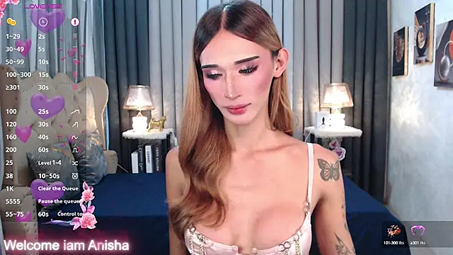 Unforttable Anisha online show from 30, 12, 2024