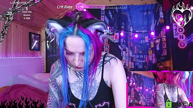 Snapshot of NekoCyber chatting on 23, 2, 2025 NekoCyber online show from 23, 2, 2025