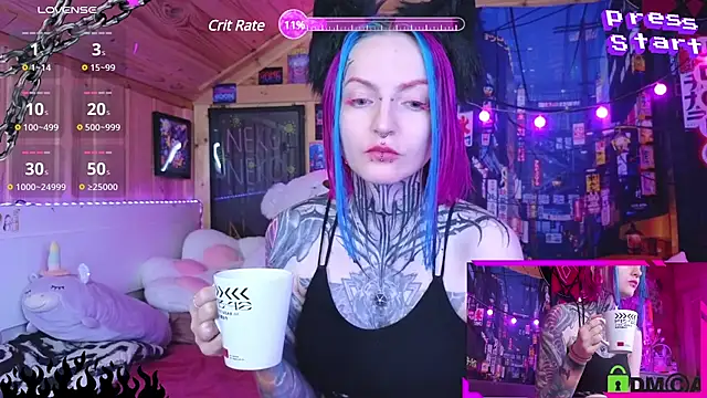 Snapshot of NekoCyber chatting on 12, 3, 2025 NekoCyber online show from 12, 3, 2025