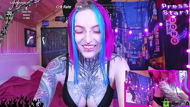 Snapshot of NekoCyber chatting on 23, 3, 2025 NekoCyber online show from 23, 3, 2025