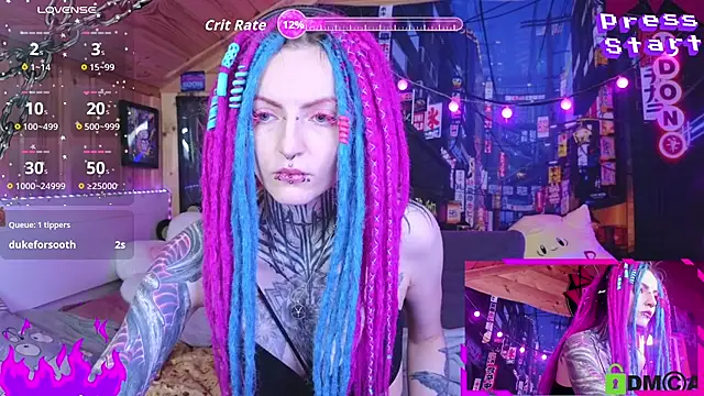 Snapshot of NekoCyber chatting on 4, 10, 2025 NekoCyber online show from 4, 10, 2025