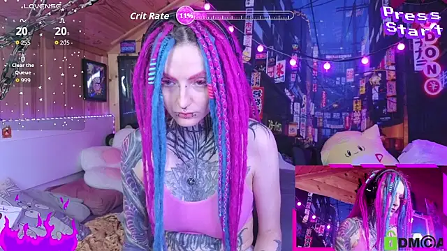 Snapshot of NekoCyber chatting on 8, 10, 2025 NekoCyber online show from 8, 10, 2025