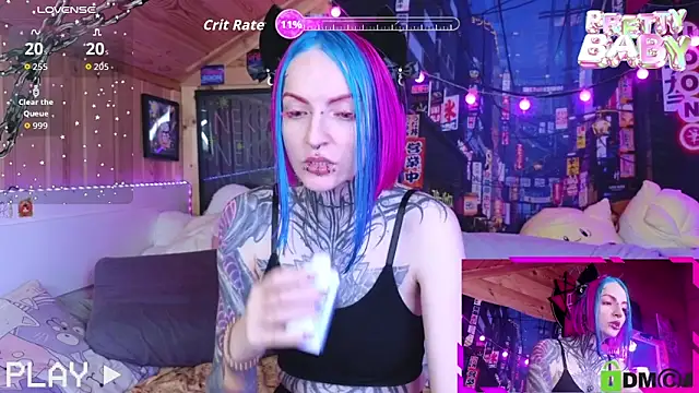 Snapshot of NekoCyber chatting on 22, 10, 2025 NekoCyber online show from 22, 10, 2025