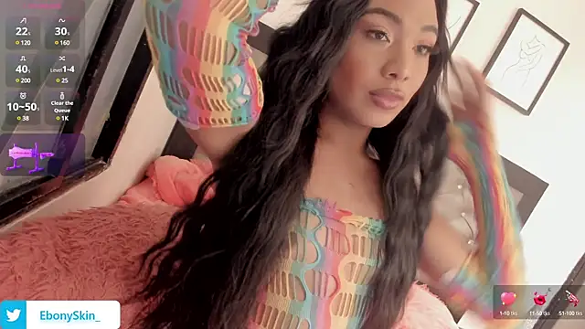 EbonySkin online show from 28, 2, 2025