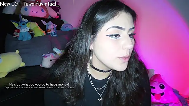 Snapshot of TuWaifuVirtual1 chatting on 23, 11, 2025 TuWaifuVirtual1 online show from 23, 11, 2025